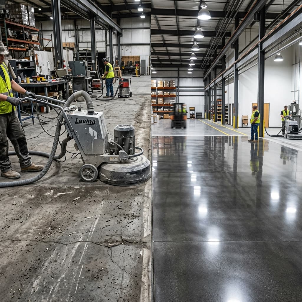 Endüstriyel Beton Parlatma
